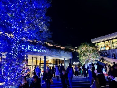 Tokyo Skytree Christmas illumination display