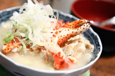 Crab miso soup, Nemuro Hanamaru signature item