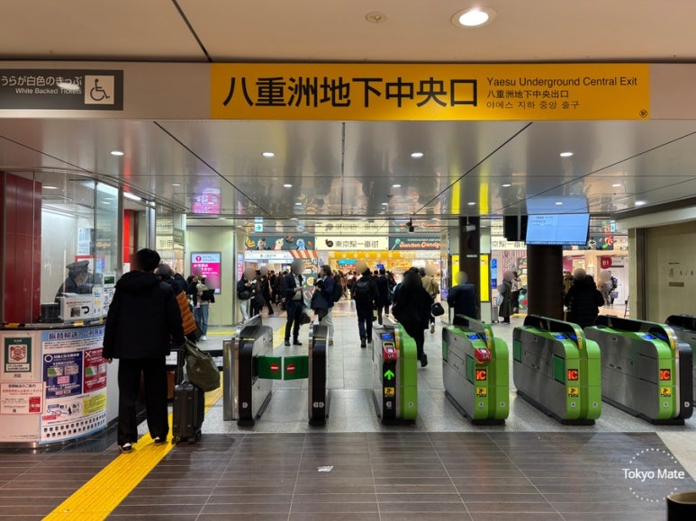 JR Tokyo Station Yaesu Underground Central Exit