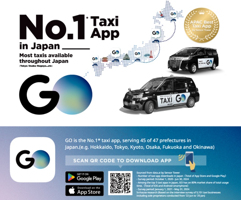 东京GO出租车App的安装方法与基本信息