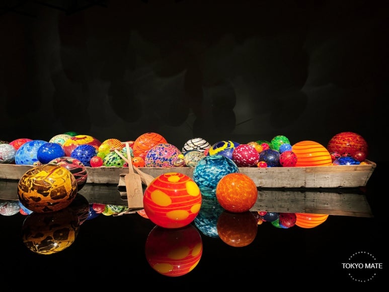 Interior exhibition space of the Toyama Glass Art Museum