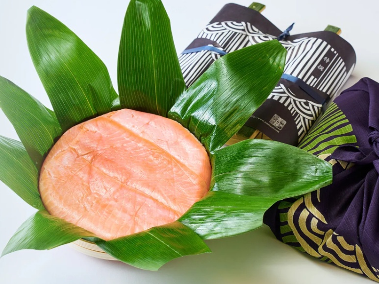 Aoyama Sohonpo masuzushi (trout sushi)
