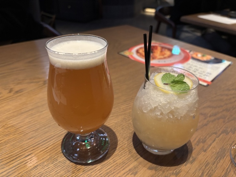 TsuruTonTan六本木店隅田川啤酒和柠檬慕斯伏特加