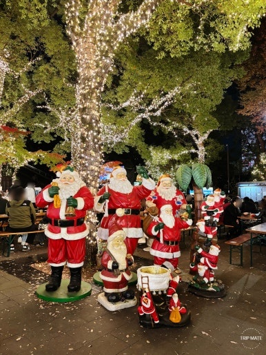 圣诞老人灯光秀