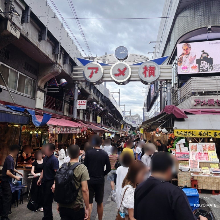 Ameyoko Market near Ueno Park