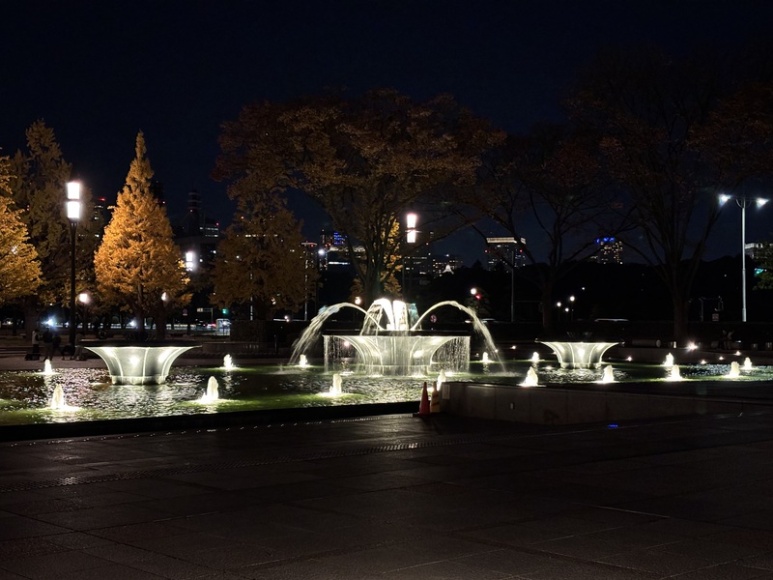 Wadakura Fountain Park view