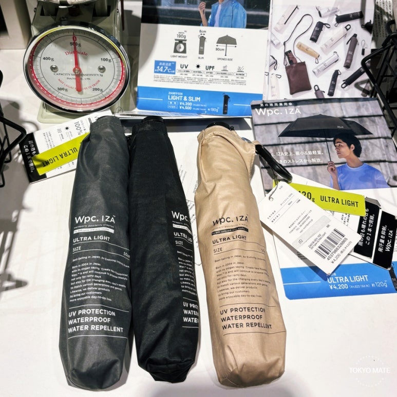 Wpc. IZA ULTRA LIGHT men's ultralight all-weather umbrella weighing about 120g