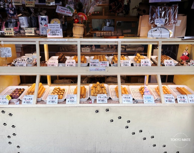 Yanaka Ginza shopping street atmosphere